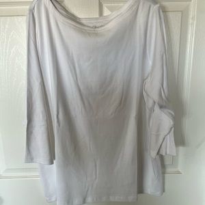 White Chico’s 3/4 sleeves T-Shirt